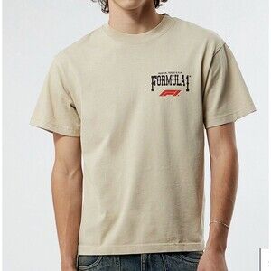 Formula 1 Austin Travis County 2024 Graphic Tee PacSun Beige Racing F1 Medium